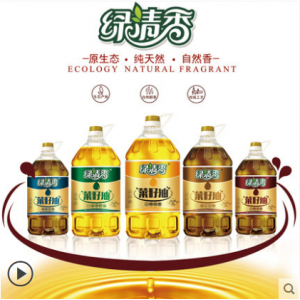 绿清香 小榨浓香非转基因四川农家自榨纯菜籽油食用粮油5升包邮